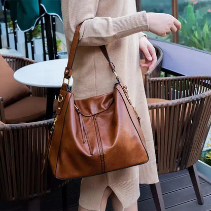 Sac Hobo en Cuir de Luxe avec Pochette Offerte