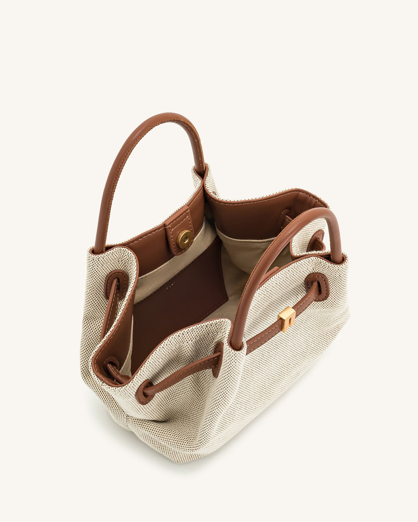 Sac Mini Tote Hana - Toile Marron