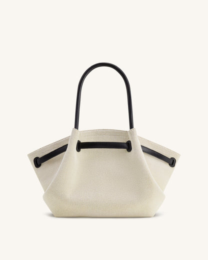 Sac cabas moyen Hana – Toile noire