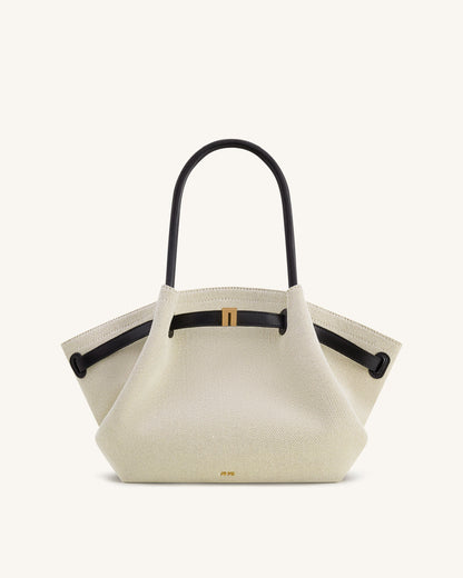 Sac cabas moyen Hana – Toile noire