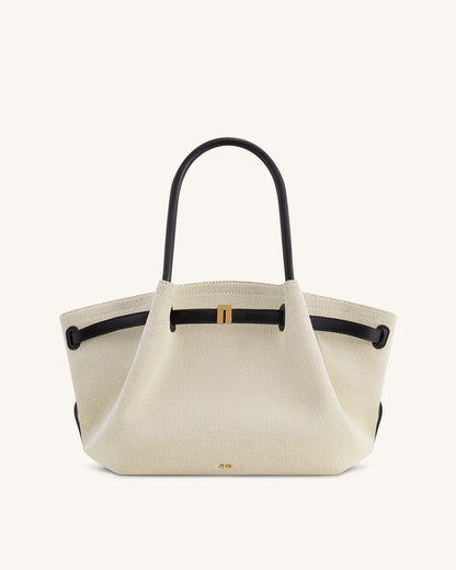 Sac cabas moyen Hana – Toile noire