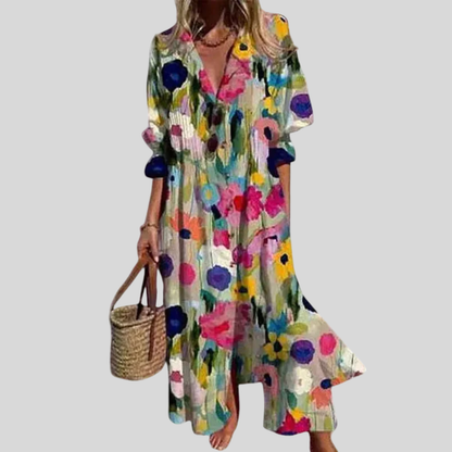 Zariah | Élégante robe longue bohème