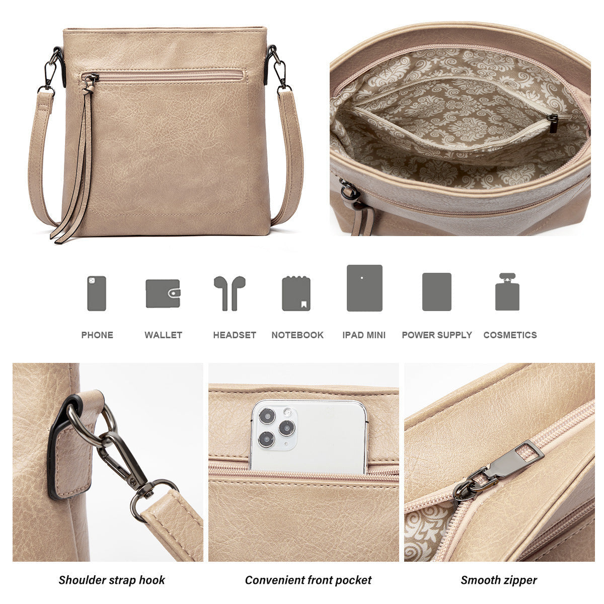 Ensemble Hobo Souple 3 Pièces