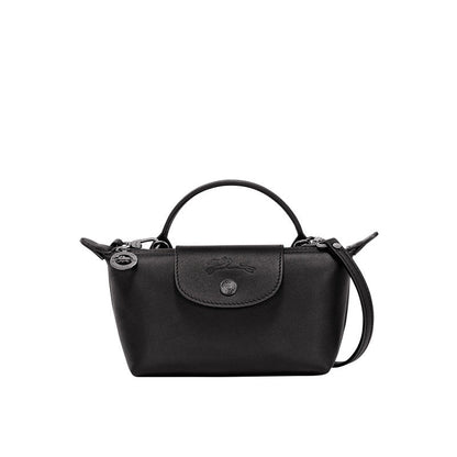 Mini Mala de Couro Longchamp - Preta