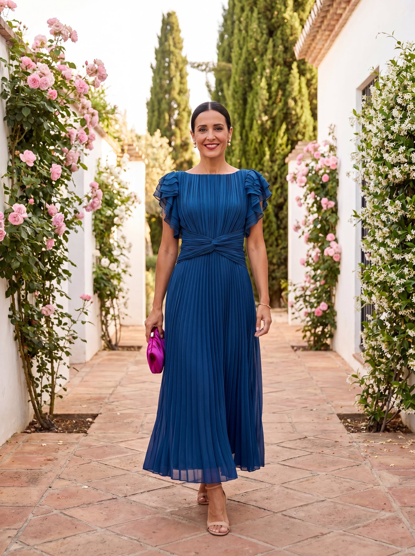 Gloria | Robe au Tombé Élégant