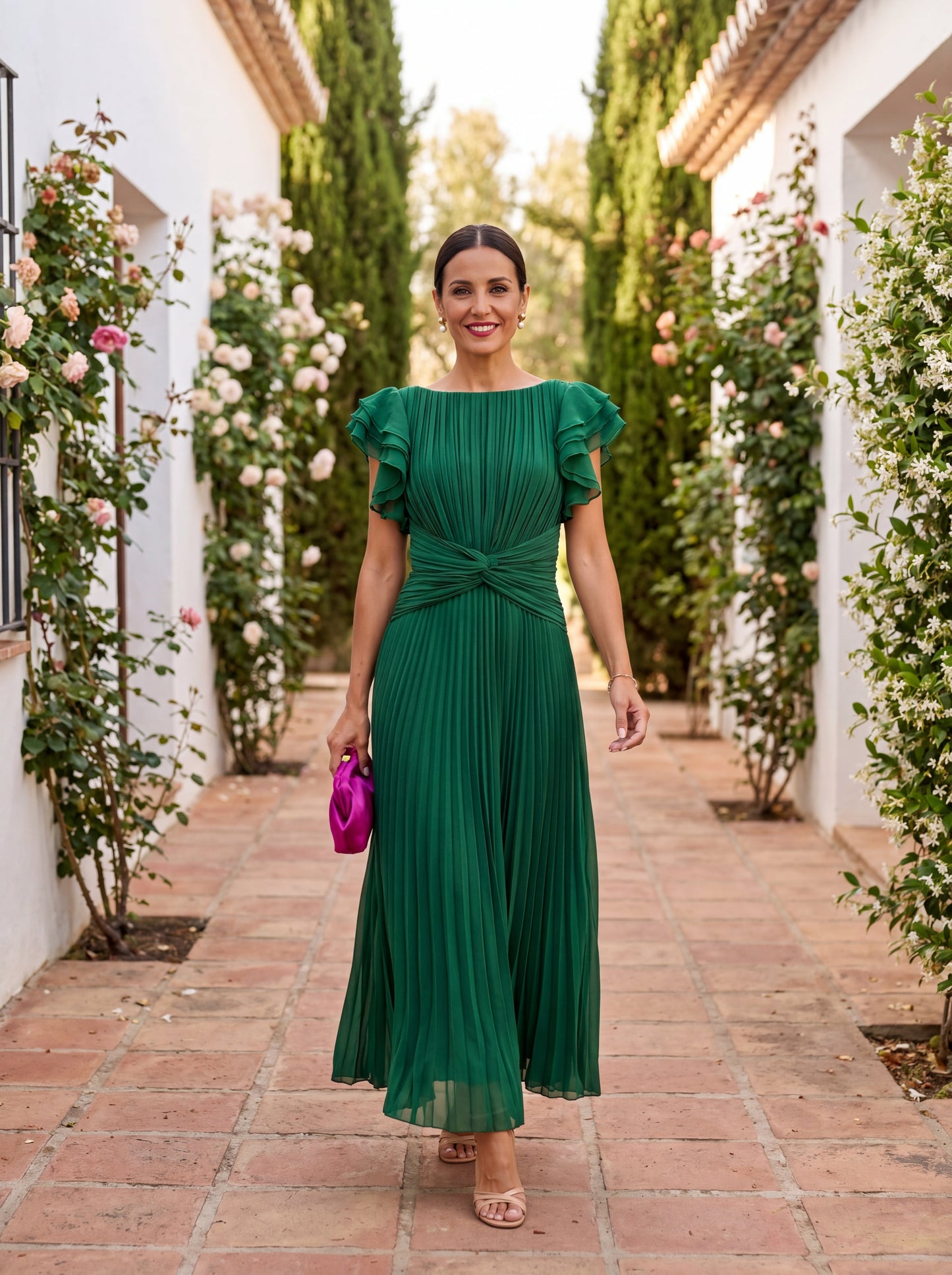 Gloria | Robe au Tombé Élégant