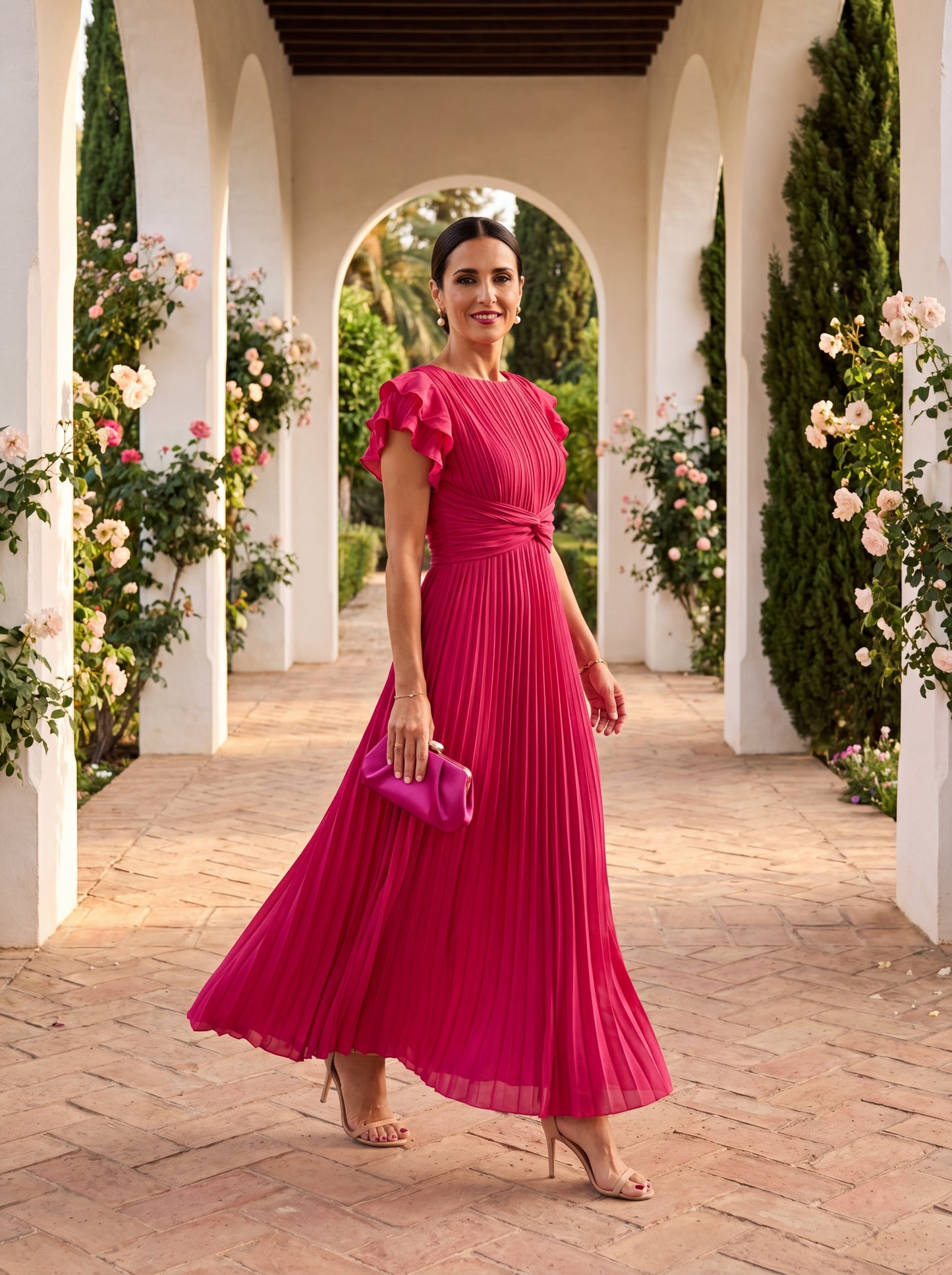 Gloria | Robe au Tombé Élégant