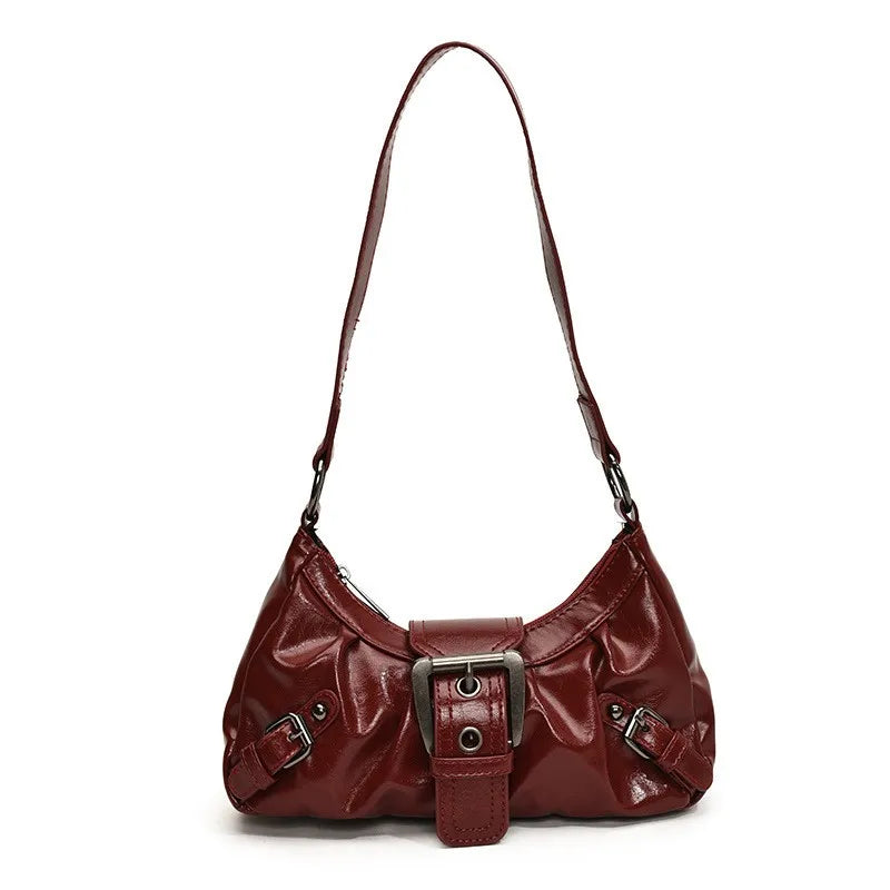 Sac Hobo Plissé Rétro