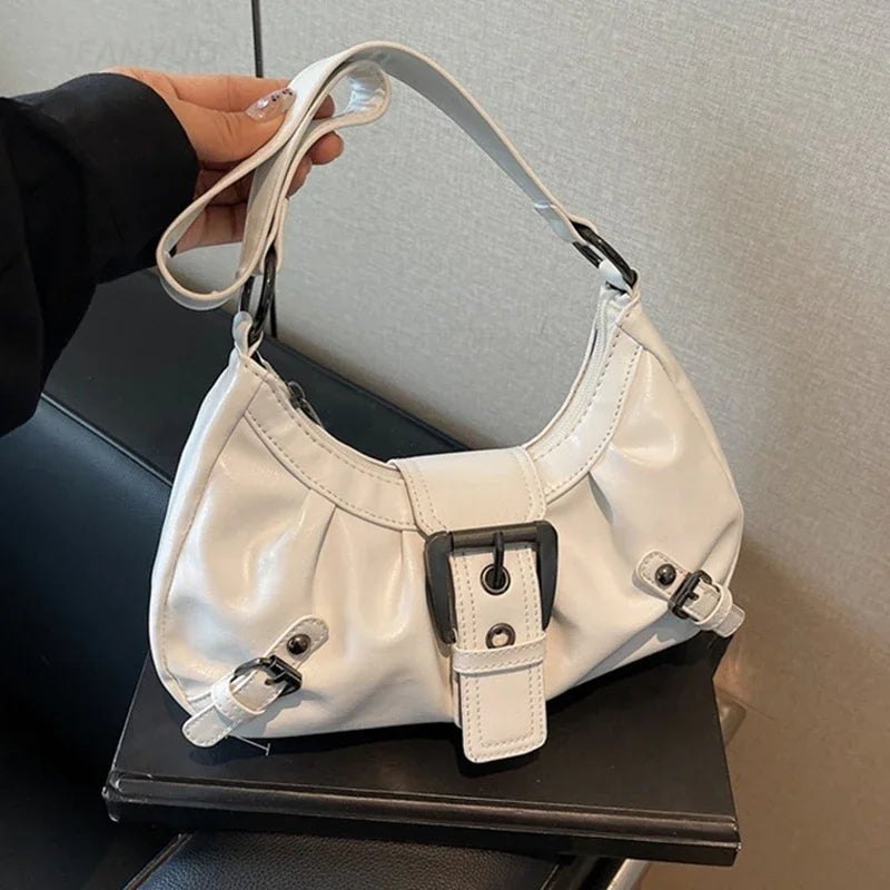 Sac Hobo Plissé Rétro