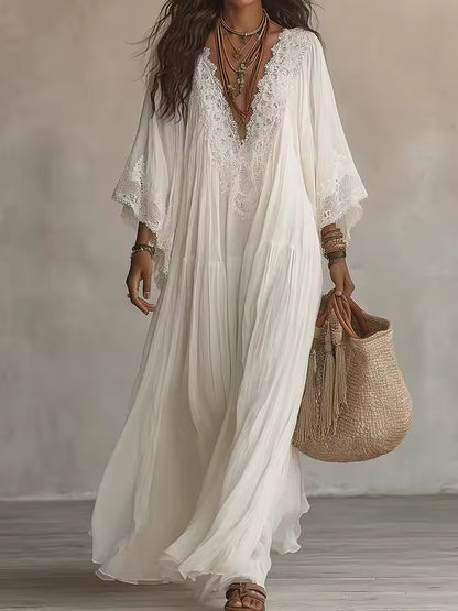 Robe Maxi en Dentelle