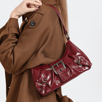 Sac Hobo Plissé Rétro