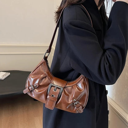 Sac Hobo Plissé Rétro