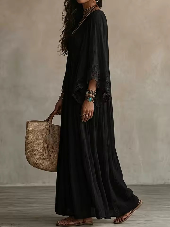 Robe Maxi en Dentelle