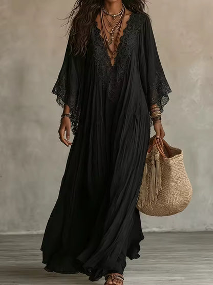 Robe Maxi en Dentelle