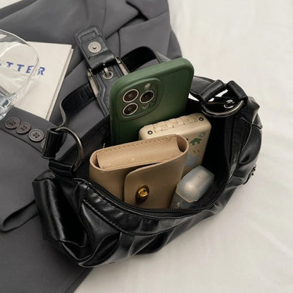Sac Hobo Plissé Rétro