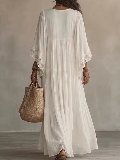 Robe Maxi en Dentelle