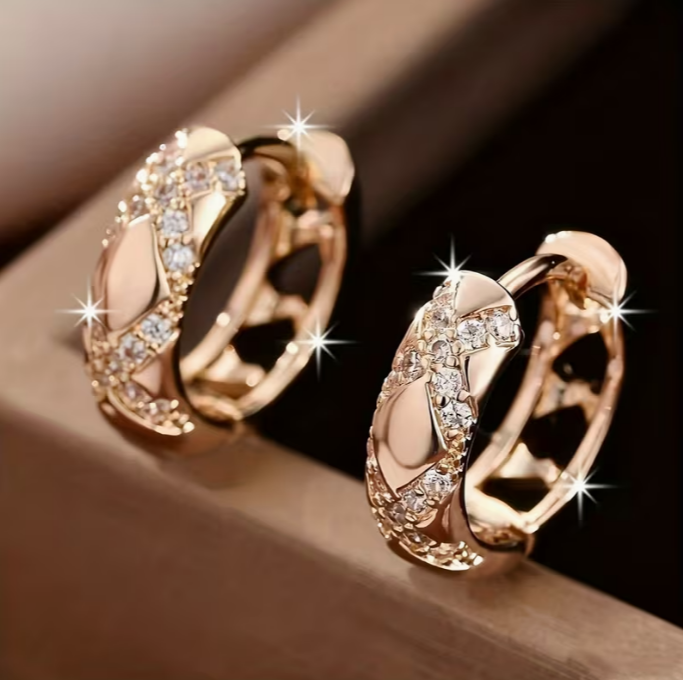 Boucles d'Oreilles Créoles Luxe Radiance Intemporelles