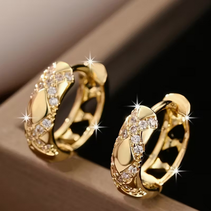 Boucles d'Oreilles Créoles Luxe Radiance Intemporelles