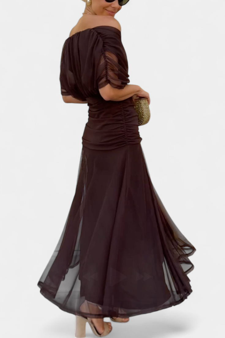 Robe Alondra — Longue Fleurie Décolleté V Romantique