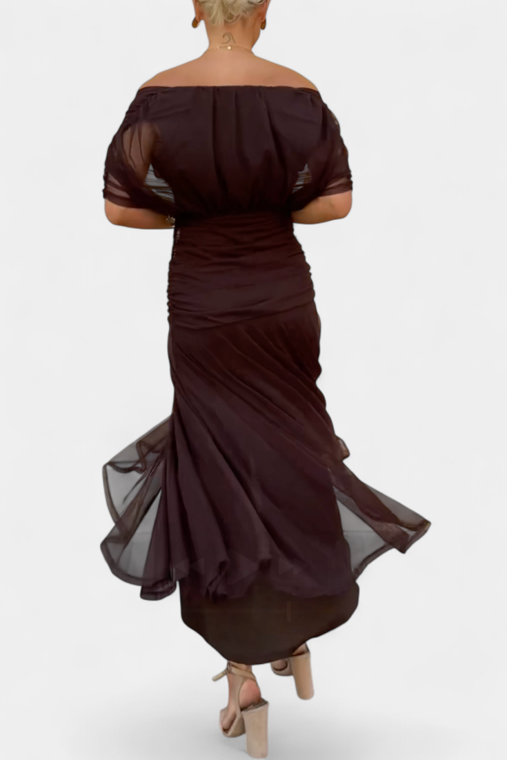Robe Alondra — Longue Fleurie Décolleté V Romantique