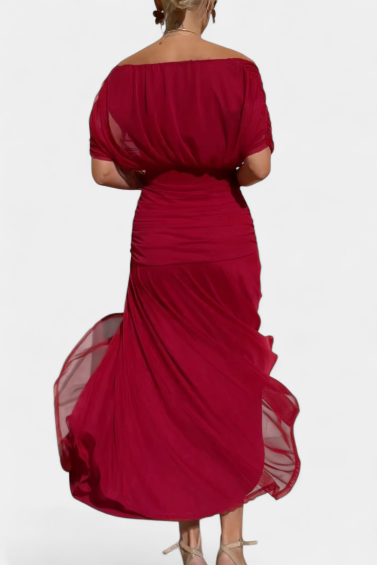 Robe Alondra — Longue Fleurie Décolleté V Romantique