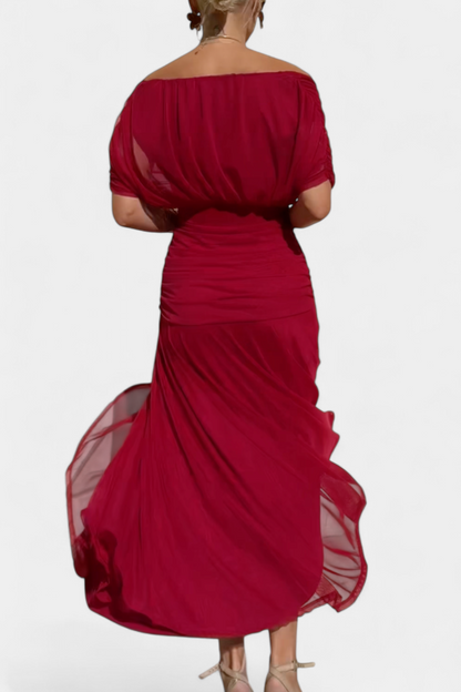 Robe Alondra — Longue Fleurie Décolleté V Romantique