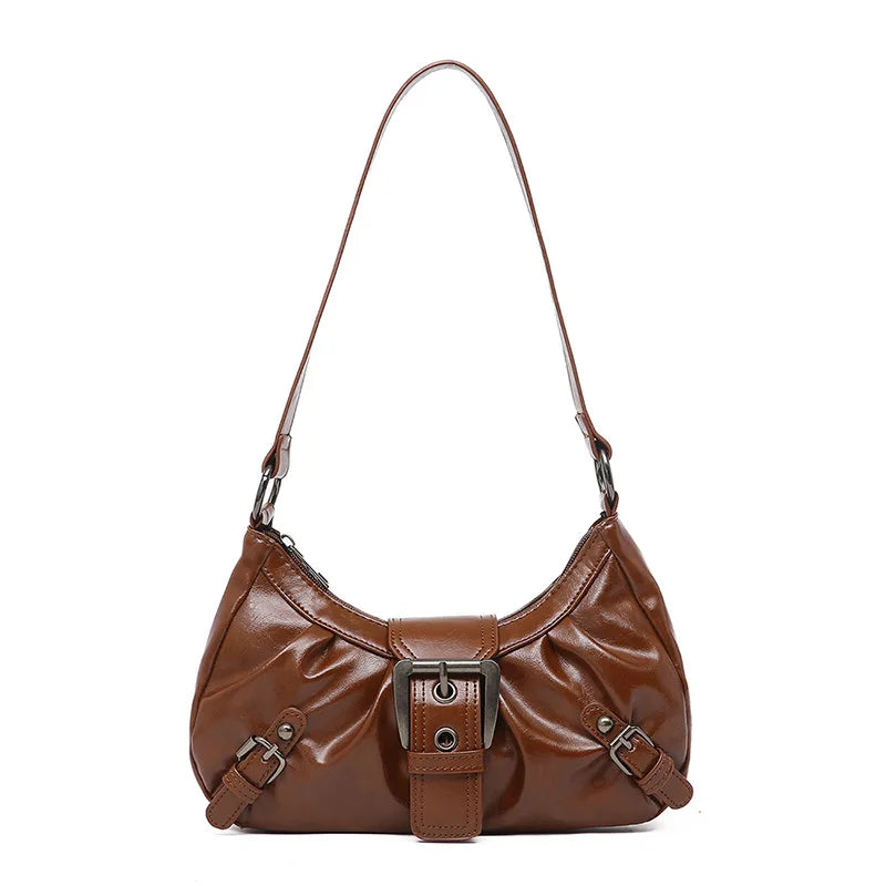 Sac Hobo Plissé Rétro