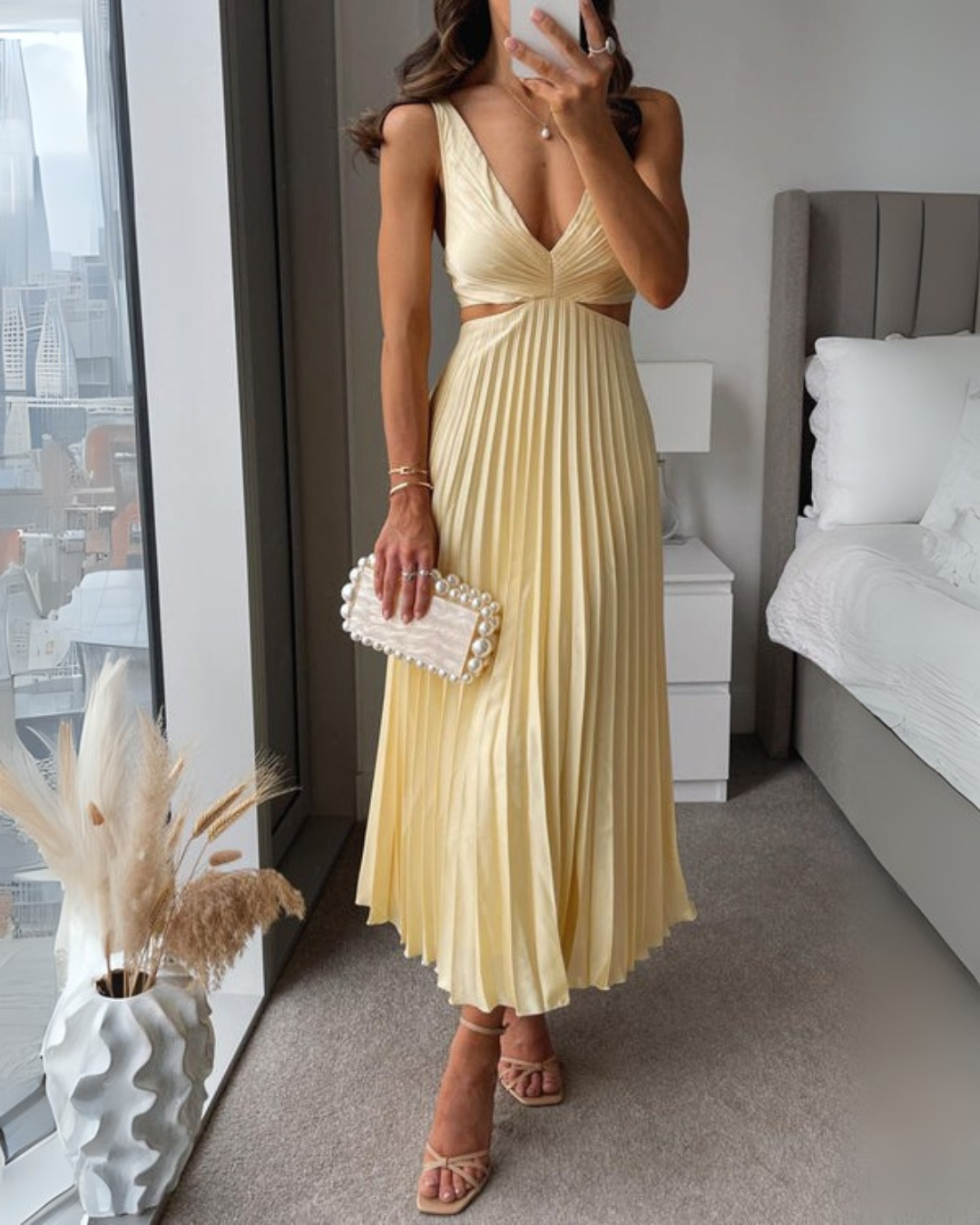 Robe Alice — Twist Éclatante Taille Marquée