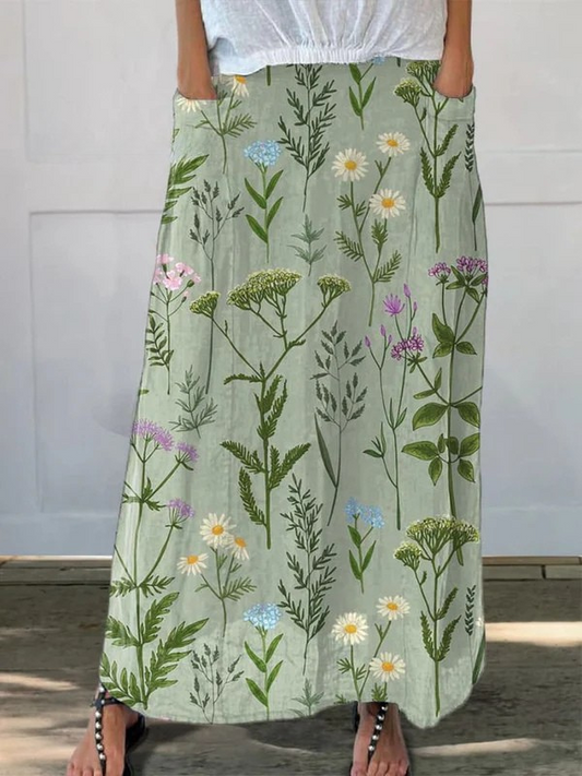 Florabel | Spring Field Pocket Skirt