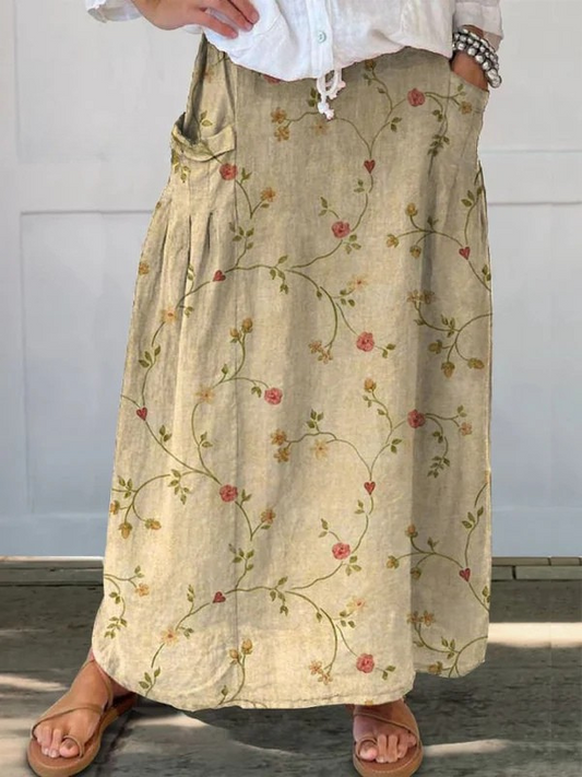 Seraphine | Floral Pocket Skirt
