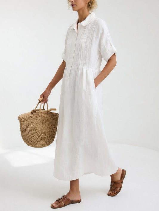 Lara™ — Robe chemise fluide