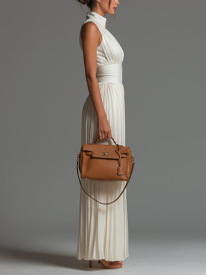 Ensemble Zsófia — Combinaison Chiffon Plissé Blanc