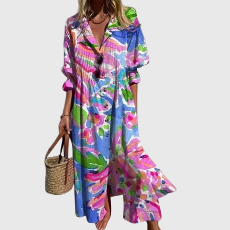 Zariah | Élégante robe longue bohème