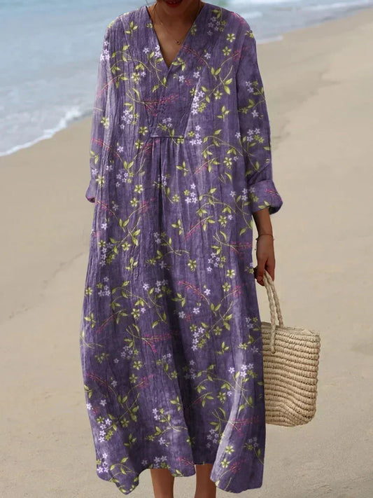 Robe Mellisa — Imprimé Estival Coupe Ample Boho