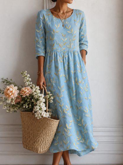 Jade | Elegant Floral Dress