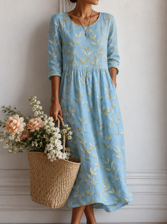 Jade | Elegant Floral Dress