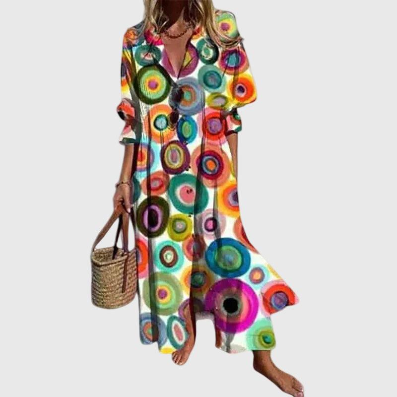 Zariah | Élégante robe longue bohème