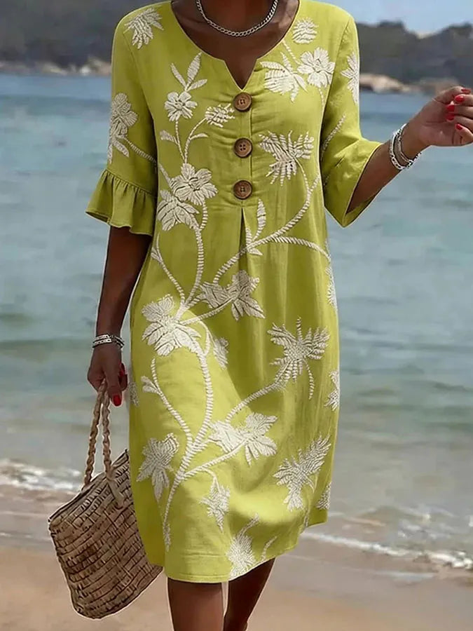 Robe à imprimé floral