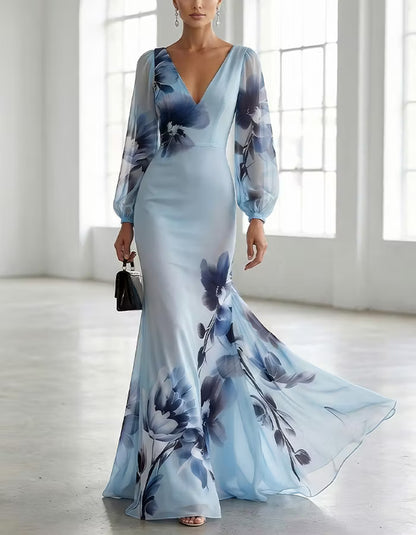 Robe Longue Florale Éthérée