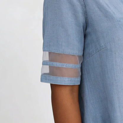 Bretagne | Robe en jean sculptante