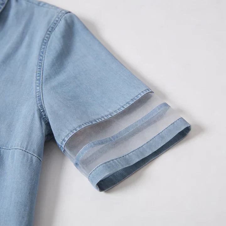Bretagne | Robe en jean sculptante