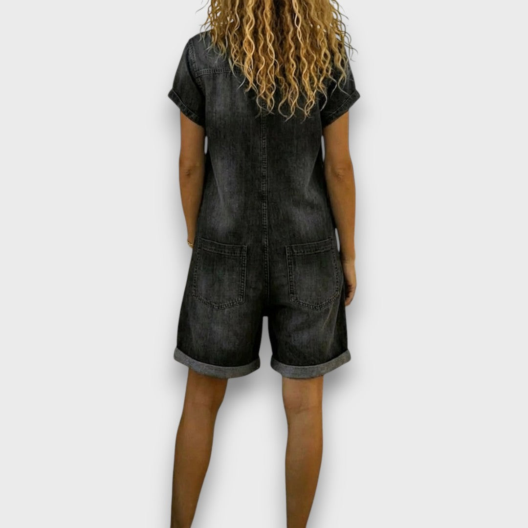 Salopette en Jean Vintage Joan en Coton