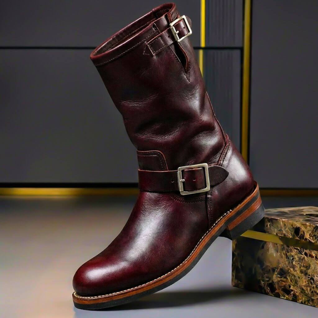 Bottes en Cuir Vintage Bancroft
