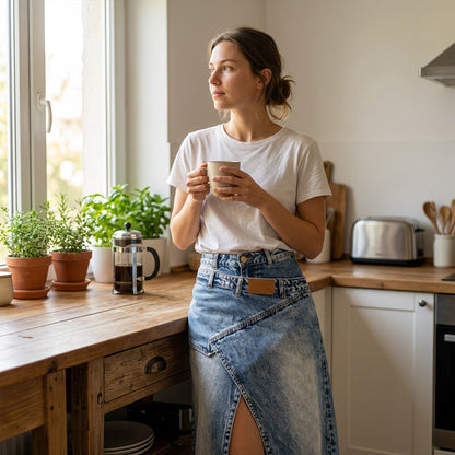 Jupe Maxi en Denim