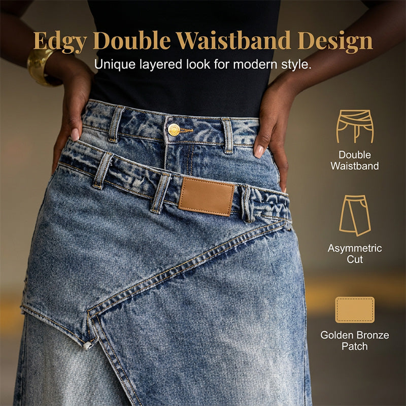 Jupe Maxi en Denim