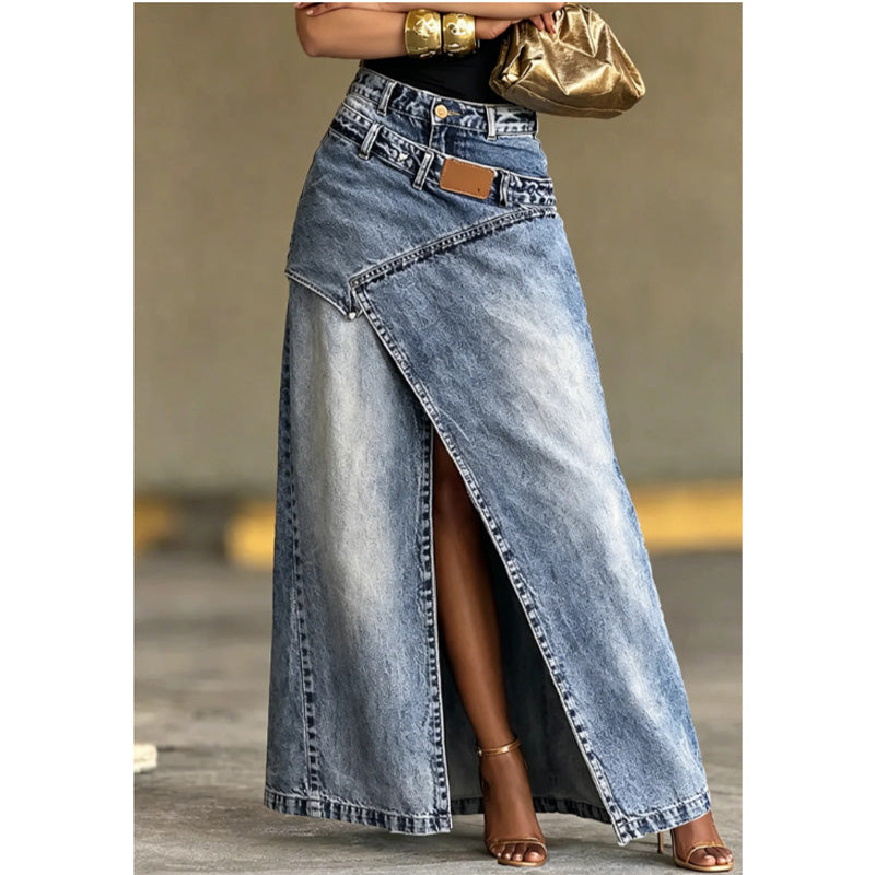 Jupe Maxi en Denim